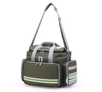 Qianly Sac à Dos D'urgence Secours avec Réfléchissante Réfléchissant Sac à Dos D'urgence Secours Compacte Bagagerie pour, Vert Militaire