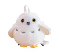 Qianly Sac à Dos Hibou, Mini Cartable décontracté et réaliste pour Filles, Adolescentes, Enfants Amoureux des Animaux de Compagnie