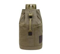 Qianly Sac à Dos Seau Utilitaire Sac à Dos En Toile Structuré pour s, Étudiants, Déplacement, École, Randonnée, Array, Vert Militaire, Petit