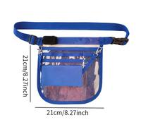 Qianly Sac Banane d'infirmière pour Femmes, pour Le toilettage des Animaux de Compagnie, avec Porte-Ruban, Sac d'allaitement, Bleu