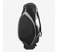 Qianly Sac de Golf de Sac de Housse Chariot Étui avec Bandoulière Confortable et Corps Équilibré pour Porter à L Aéroport Parking et Allées de Parcours, Noir Et Gris