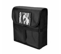 Qianly Sac de Livraison de Pizza Multifonction Sac à Dos de Livraison Alimentaire Robuste et Conteneur à Pizza Isotherme Portable pour Camping, Noir
