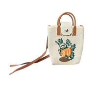 Qianly Sac de téléphone tricoté pour Femme, Portefeuille Fantaisie en Polyester pour Faire du Shopping et des Rencontres, Cactus Beiges