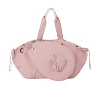 Qianly Sac de Tennis pour Femmes Sac de Sport Sacoche de Badminton Sac à Main de Rangement avec Poche Avant Séparée Facile à Nettoyer Approprié pour Le, Rose
