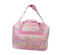 Qianly Sac de Transport pour Machine à Coudre, Sac à Main, de, avec Poignée, Fournitures Portables, Sac de Transport En Tissu Oxford Résistant à L', Rose