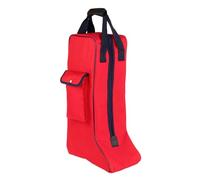 Qianly Sac Organisateur Cheval avec Quatre Mots Clés Équipement Rangement pour Bottes Compartiment Fermeture à Glissière Adapté à l'Équitation Randonnée, Rouge