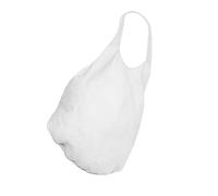Qianly Santa Fake Belly Show Props Funny Fake Rembourré Santa Big Belly Stuffer pour Les Représentations sur Scène, Blanc