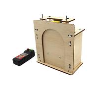 Qianly Science Expériment Kit Jouet Éducatif en Bois Porte Élévateur Modèle Garage Bricolage Jouet Expérience Physique Apprentissage Adapté à l'Éducation