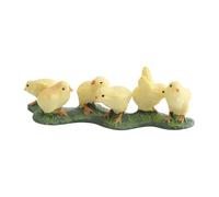 Qianly Statue D'animal, Modèle Animal, Sculpture, Accessoires de Bricolage, Collection de Loisirs Créatifs, Figurine Amusante, Ornement de Bureau, 6.5cmx1.9 Cm