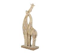 Qianly Statuette Girafe Décorative de Table, Objet de Collection, Sculpture Animale, Figurine En Résine pour Meuble, Salon Ou étagère.