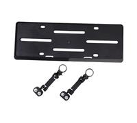 Qianly Support de Plaque D'immatriculation Auxiliaire 45,4 X 16,2 Cm, Accessoire Universel en Polypropylène pour Voiture