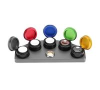 Qianly Support de Tasse d' de Montre Supports de Tasse de de Montre Fournitures Montres antirouille Outil d' Outil de réparation, 5 Plats à Huile