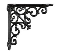 Qianly Support D'Étagère Murale Renfort pour Tablette et Équerre D'Angle En Métal pour Un Soutien Fiable Adapté Au Rangement Mural Du Salon, M