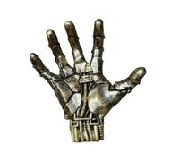 Qianly Support Mural En Résine pour Ballon de Basket, Idéal pour et Décorer Un œuf. Sculpture de Main En Forme de Main. Parfait pour Les Hommes et Les, or Rétro