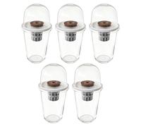 Qianly Système de Culture Hydroponique, Kit de Germination de Plantes, Kit de Capsules de Plantation, Conteneur de Plantation pour Jardin, Kit 5