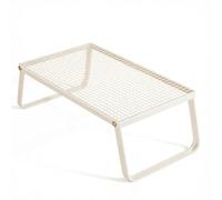 Qianly Table Basse Pliante Pliable Table Thé Pliante Compacte pour Tatami, Grand 60x40x28cm, Blanc