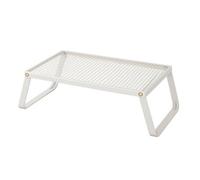 Qianly Table Basse Pliante Pliable Table Thé Pliante Compacte pour Tatami, Petit 60x30x28cm, Blanc