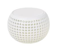 Qianly Table Ronde pour Maison de Poupée à L'échelle 1/12, Table de Chevet Faite Main, Accessoire de Décoration pour La Photographie de Micro-, M