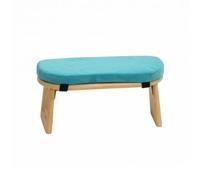 Qianly Tabouret Méditation avec Coussin Déhoussable Banc Méditation avec Coussin Facile à Nettoyer Tabouret Assise Rembourrée pour Méditants, Noir