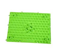 Qianly Tapis de Massage pour Les Pieds Plaque D'Acupression Tapis Sensoriel En TPE Antidérapant pour Enfants et Adultes à La Maison Salle Sensorielle, Vert
