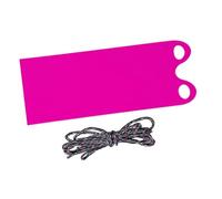 Qianly Tapis de Snowboard, Tapis de Luge, Tapis de Glisse, Tapis Volant, en Polyéthylène Flexible, Léger et Pliable avec Poignée Robuste pour Enfants et, Rose