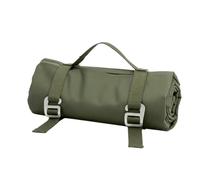 Qianly Tapis Étanche Extérieur Couverture Pique-Nique Tapis de Sol Nappe Camping Imperméable Isolante en Oxford 600D PVC Protection Contre l'Humidité Pliage, Vert Armée, 200 210CM