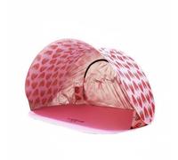 Qianly Tente Pare-Soleil Enfants Plage Jeu Montage Rapide Quelques Secondes Tissu Polyester 190T Anti- Fenêtre Ajourée Sac de Transport Adaptée aux Sorties, Fraise, sans Porte