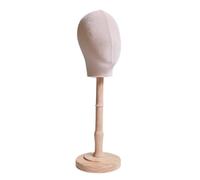 Qianly Tête de Mannequin Perruque Support Exposant pour Perruques et Chapeaux En Tissu et Pp Base Antidérapante Décoration et Organisation Adaptée Aux, Base Plus Haute