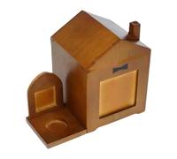 Qianly Urne Commémorative pour Animaux de Compagnie, Urne de Crémation, Cadeaux Souvenirs, Boîte Commémorative en Bois pour Animaux de Compagnie Perdus, Urne