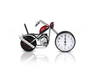 Qianly Vintage Wall Clock Horloge Murale Horloge de Table Pendule Industrielle Horloge Décorative Cadre en Métal Patiné et Verre Moulé avec Balayage Silencieux Suitable pour Séjour Entrée Console