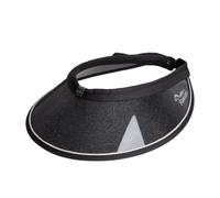 Qianly Visière Casque D'équitation Réglable Anti-Reflet pour Équitants, Argent