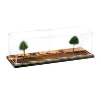 Qianly Vitrine pour Voiture Miniature à L'échelle 1:64, Modèle Décoratif, Vitrine pour Garage de Voitures pour Adultes, Route 66