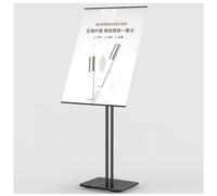 QIANMEI Support D'affichage For Affiches Avec Socle, Présentoir Sur Pied, Vue Horizontale Verticale, For Les Des Supermarchés Et Des Cafés(Schwarz,60x80CM)