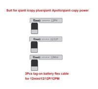 Qianmovies-Programmeur D'écran Lcd Icopy Plus,Réparation De Documents Originaux,Vibration,Réparation Tactile,Téléphone 11 Pro Max,Poly Xs Max,Xs 8p,8p,7p,7 - Type 3pcs 12tag-On Flex