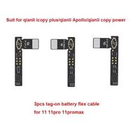 Qianmovies-Programmeur D'écran Lcd Icopy Plus,Réparation De Documents Originaux,Vibration,Réparation Tactile,Téléphone 11 Pro Max,Poly Xs Max,Xs 8p,8p,7p,7 - Type 3pcs 11tag-On Flex