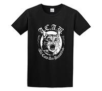 Qianqianzhi Men's All Cat are Beautiful T-Shirts Black XL