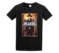 Qianqianzhi Men's Chuck Norris Walker Texas Ranger T-Shirt Black 3XL