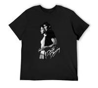 Qianqianzhi Men's Fit Dirty Dancing - John and Baby T-Shirts Black M