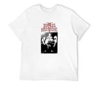 Qianqianzhi Men's Impaled Nazarene Christ is The Crucified Whore T-Shirts White L