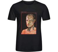 Qianqianzhi Men's John Cale Artificial Intelligence Shirts 100 Cotton Men O Neck T-Shirts Black L