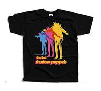Qianqianzhi Men's Kind The Last Shadow Puppets Baroque Pop Band Poster (Black) T-Shirts Black M