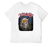 Qianqianzhi Men's Lindas Tankard Die A Beer T-Shirts White L