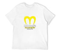 Qianqianzhi Men's Mcdowells Coming to America Sexual Chocolate T-Shirts White S