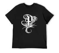 Qianqianzhi Men's Sleeve Good Come from Wo Polyphia Logo Short Mens T-Shirts Black XXL