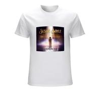Qianqianzhi Men's Susan Boyle Ten Vinyl CD T-Shirts White M