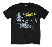 Qianqianzhi Men's The Police Live Merchandise T-Shirts Black L