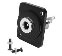 QIANRENON 5.5mm*2.1mm Panneau Montage Adaptateur DC 5.5*2.1mm Femelle à 2Pin Soude Terminal Connecteur DC5521 Soudure Prise, XLR Panneau/D Panneau Montage, pour Sécurité Caméra TV Décodeur Lampe LED