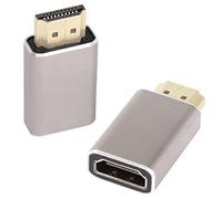 QIANRENON 8K HDMI Femelle à mâle Adaptateur Extender Coupleur HDMI 2.1 Connecteur HD, Prend 8K@60Hz/4K@120Hz HDR, pour HDTV projecteur Ordinateur Portable PC, 2 Pcs