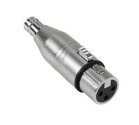 QIANRENON Adaptateur XLR vers BNC 3 broches XLR femelle vers BNC femelle coaxial analogique connecteur vidéo Extension XLR et BNC pour caméra audio RF microphones tables de mixage