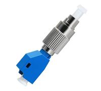 QIANRENON FC à LC Monomode Fibre Optique Hybride Adaptateur SM 9/125μm FC/UPC mâle à LC/UPC Femelle Simplex Convertisseur FC-LC Coupleur, pour Red Light Pen Optical Power Meter Patch Cord Pigtail